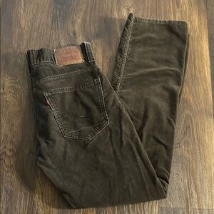Levi's Brown Corduroy Pants with Soft Velvety Finish